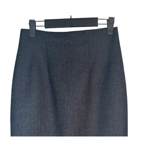 2/$30 Zara Small Black Charcoal Pencil Skirt Polyester Blend - Picture 4 of 12